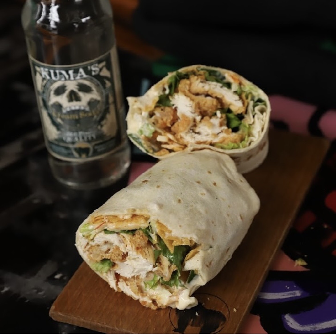 Kuma's Catering wraps